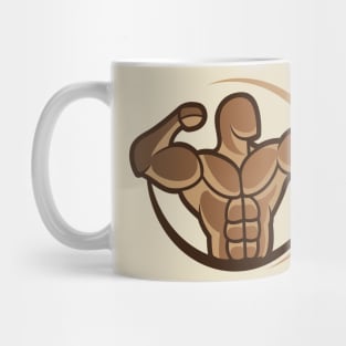 Bodybuilder Man Posing Mug